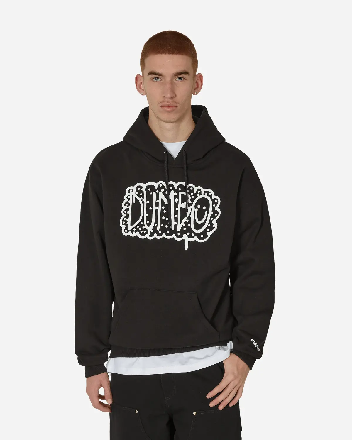 Dumbo Milano Imperfecta Hooded Sweatshirts Black 1