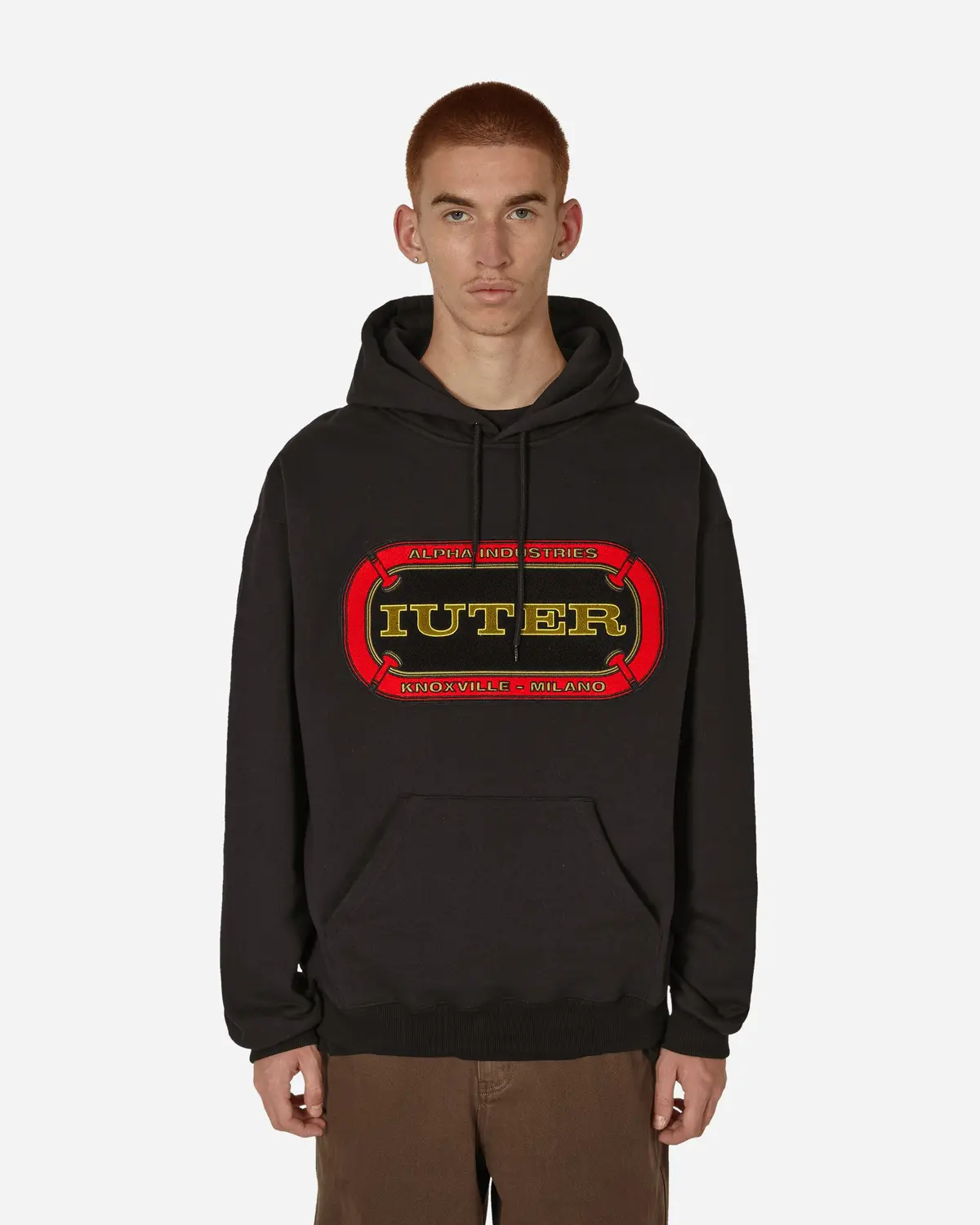 Alpha Industries Mat Hoodie Black 1