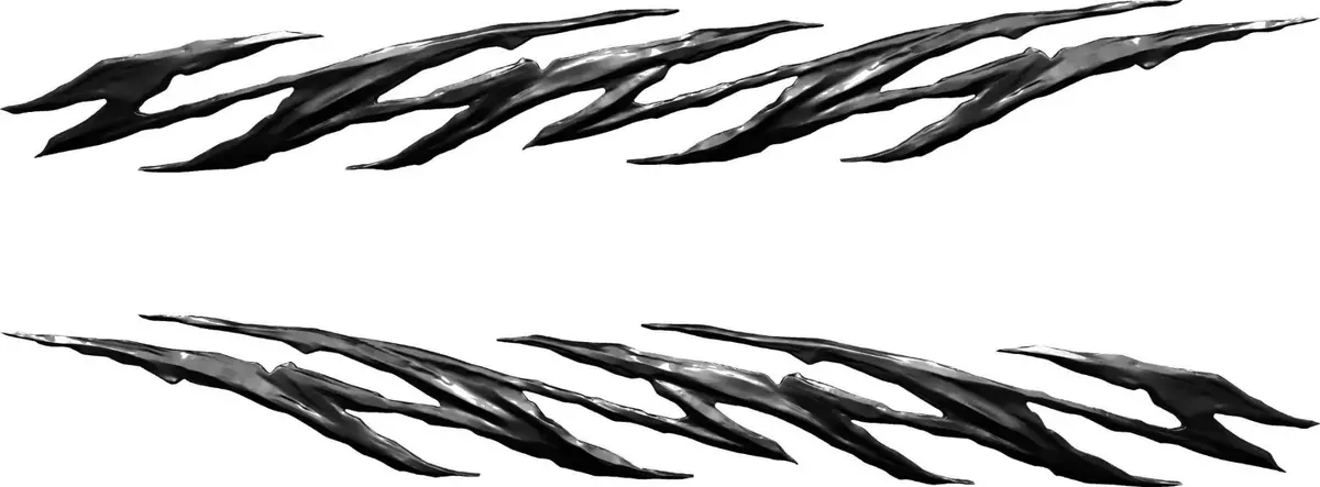 Jagged Side Vinyl Decal – Set Of 2 For Boats 3