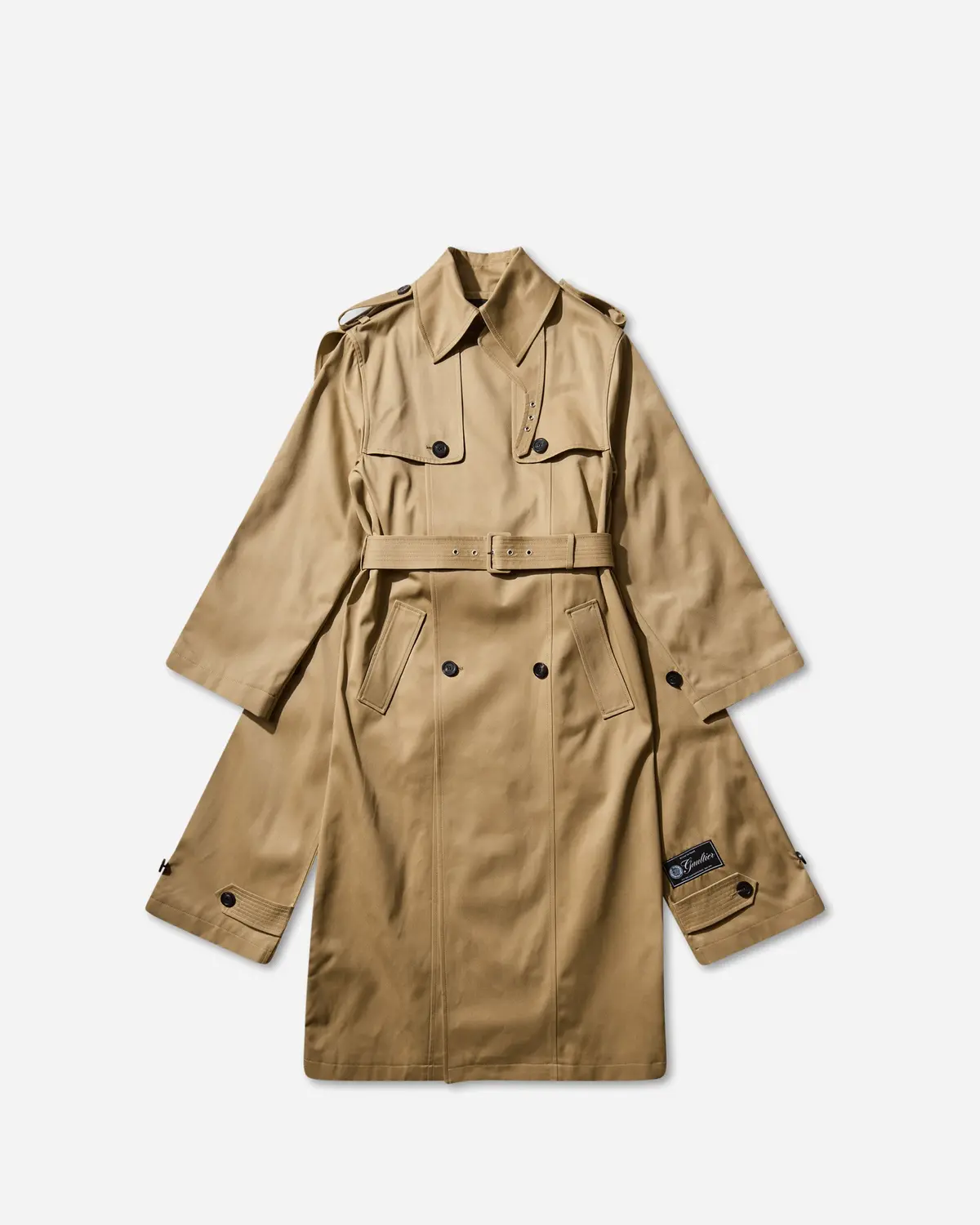 Women's Hooded Trench Beige 1