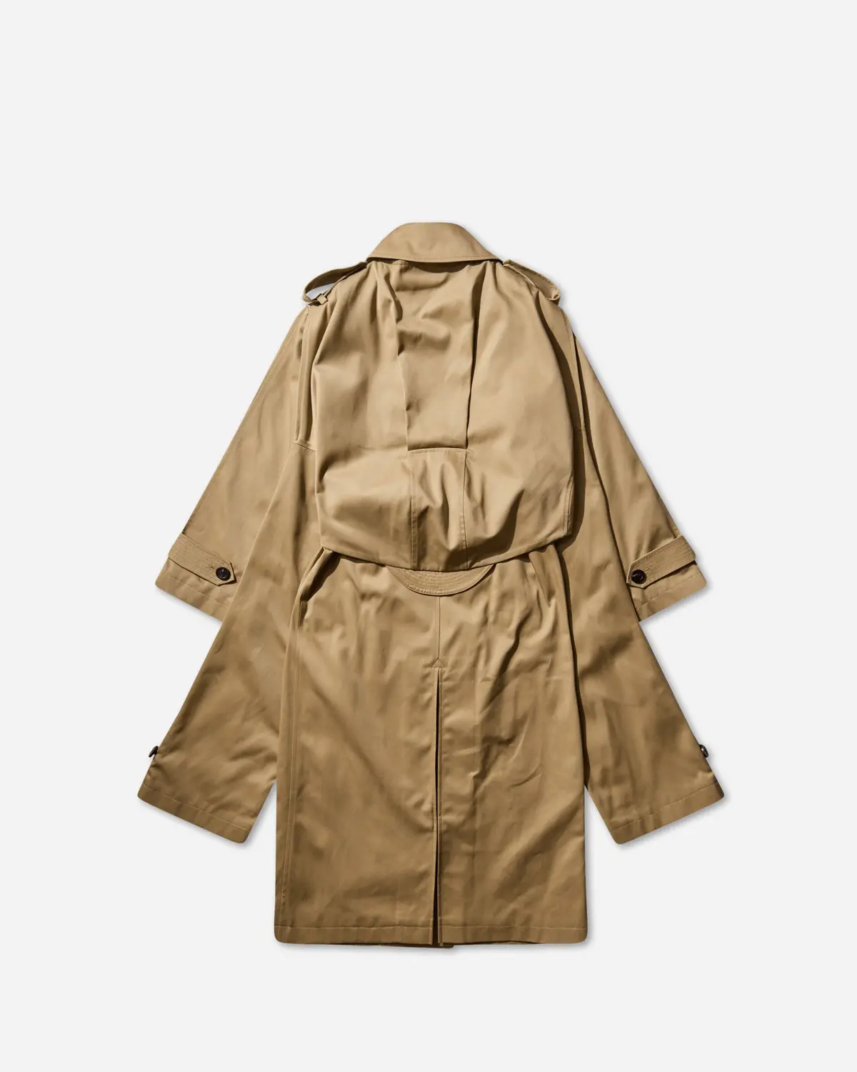 Women's Hooded Trench Beige 2