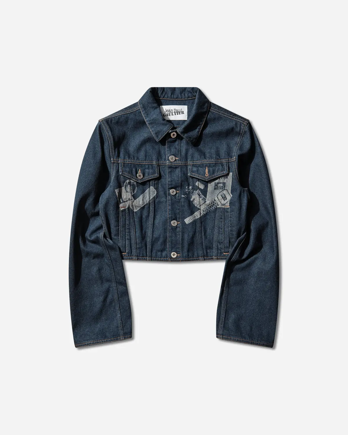 Women's Trompe L'œil Denim Jacket Indigo 1
