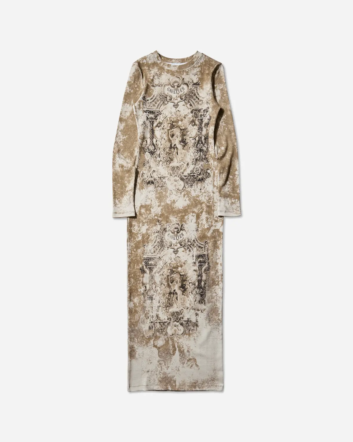 Women's Médaillon Long Dress Light Beige 1
