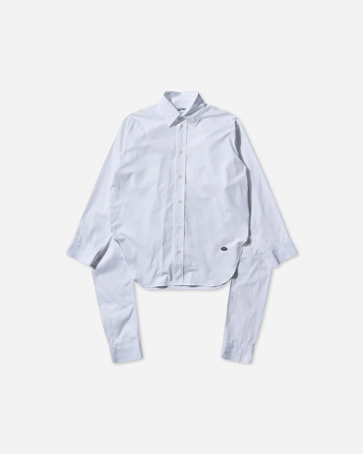 Women's Oversized Hooded Shirt White 1