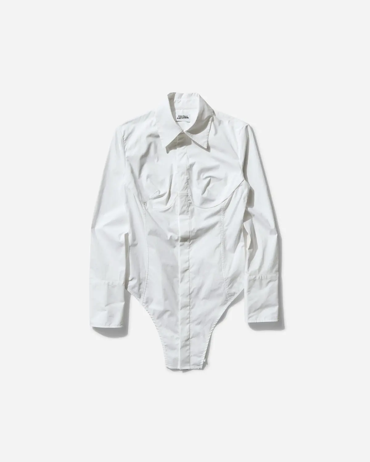 Women's Bodysuit Shirt White 1