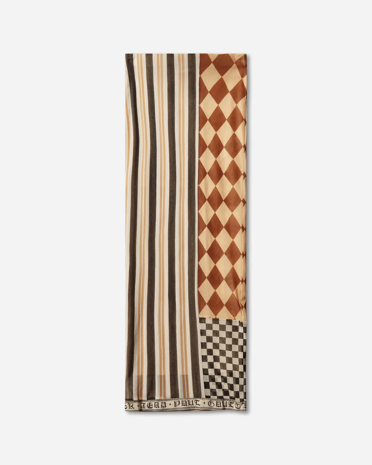 Women's Long Patchwork Skirt Multicolor 1