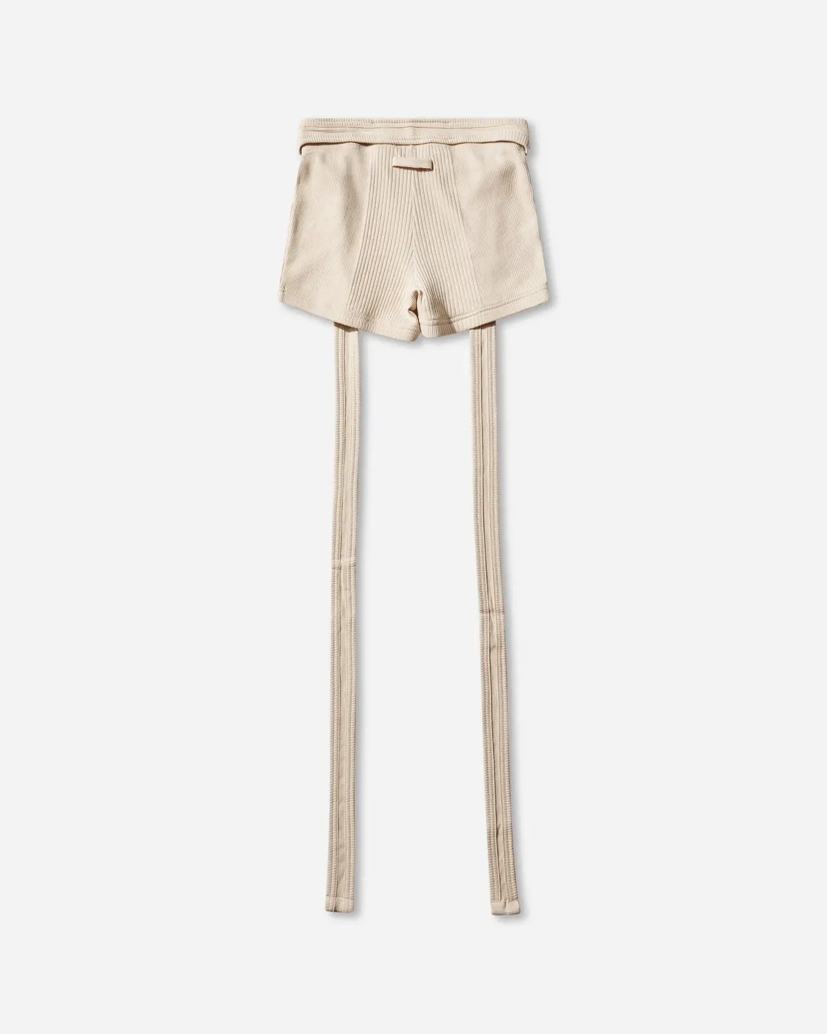 Women's Logo Patch Shorts Beige 2
