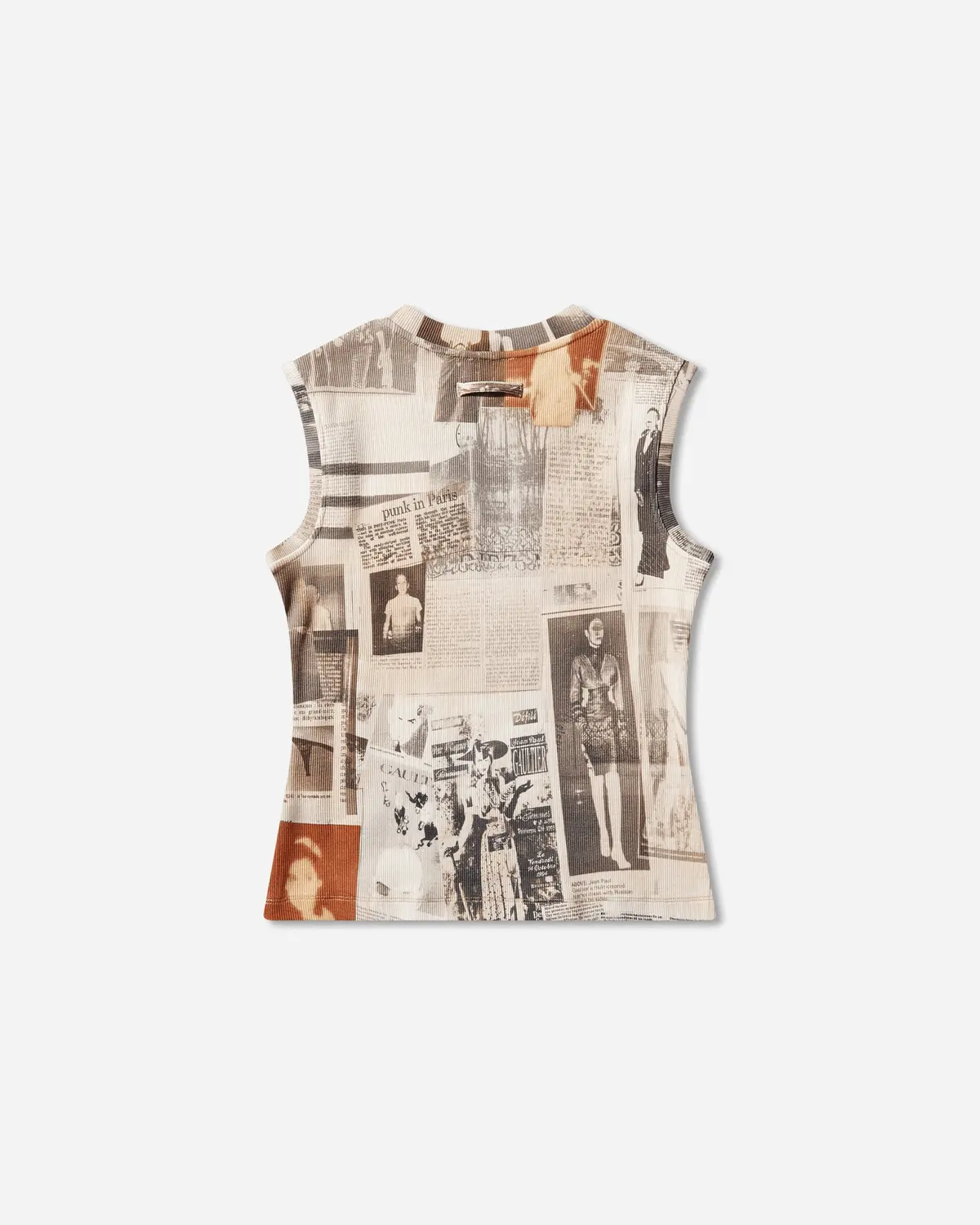 Women's Cotton Journal Tank Top Ecru 2