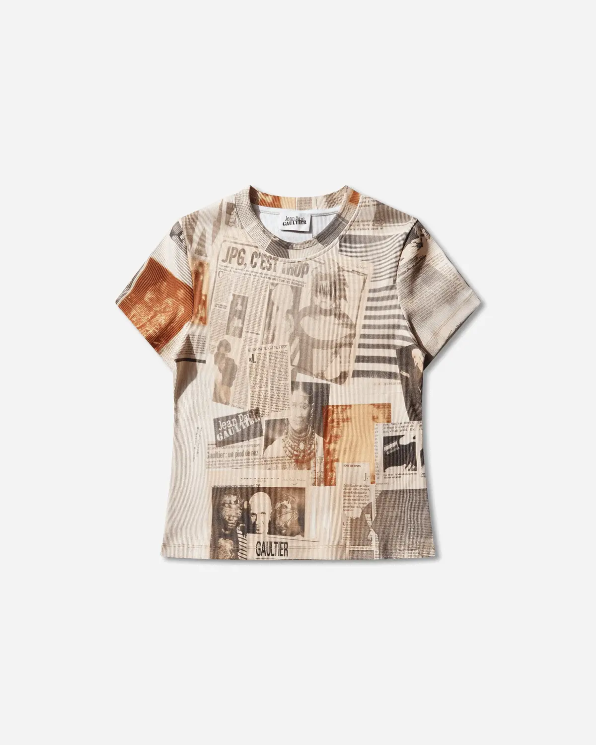 Women's Cotton Journal T-Shirt Ecru 1