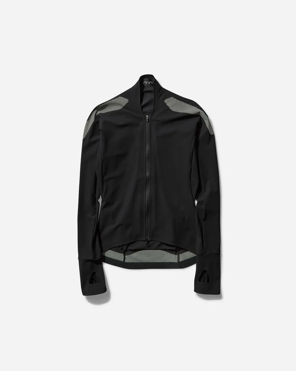 Women's Long Sleeve Zip Top Black / Lime Cream 1