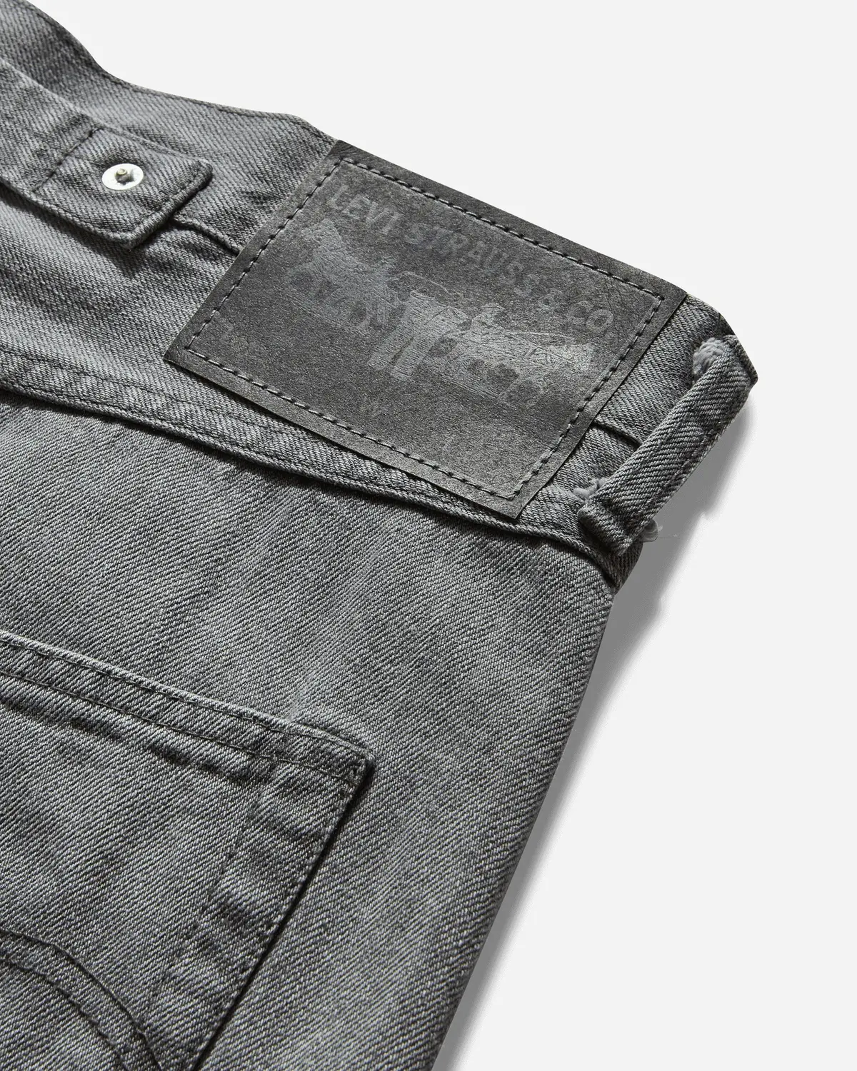 Men's Levi’S Selvedge Denim Pants Grey 4