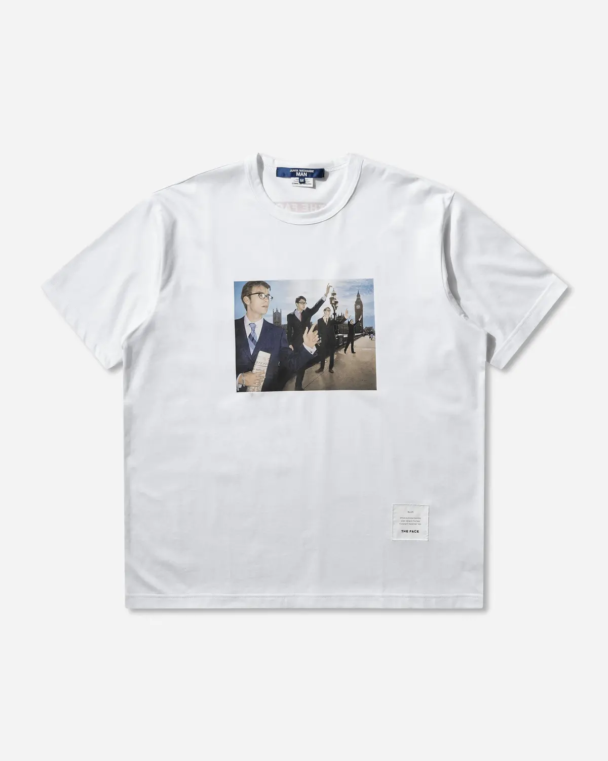 Men's The Face Blur T-Shirt White 1