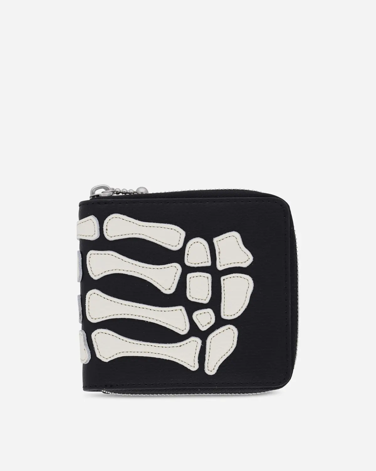Thumb Up Bone Band Zip Wallet Black 1