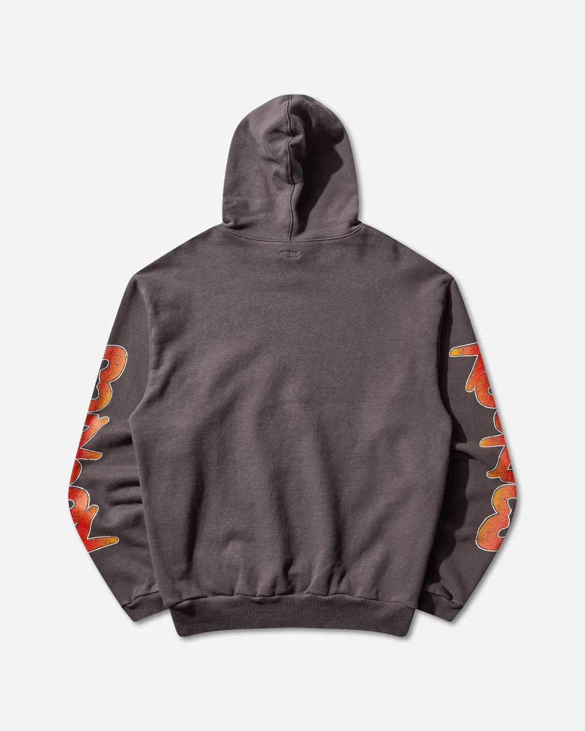 Men's Sweat Knit Hoodie (Buster Peckish Rainbowy) Ink Black 2