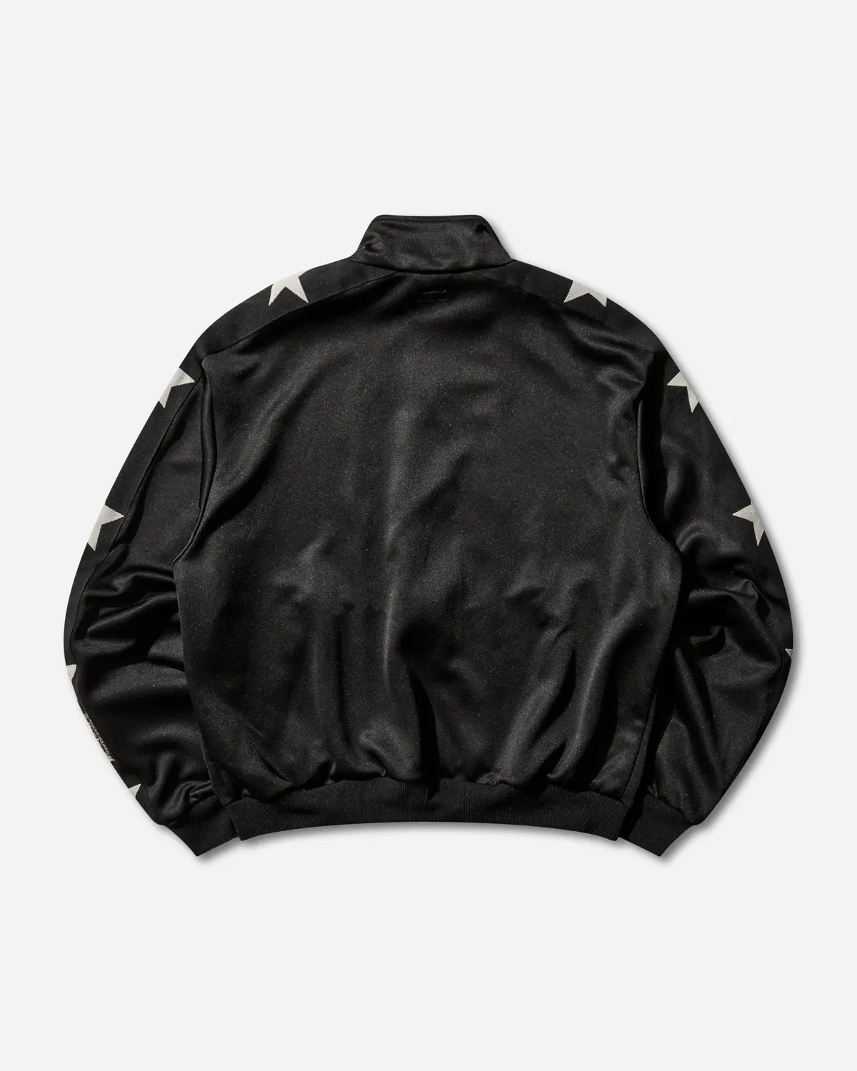 Men's Smooth Jersey Stuntman & Woman Track Jacket Black 2