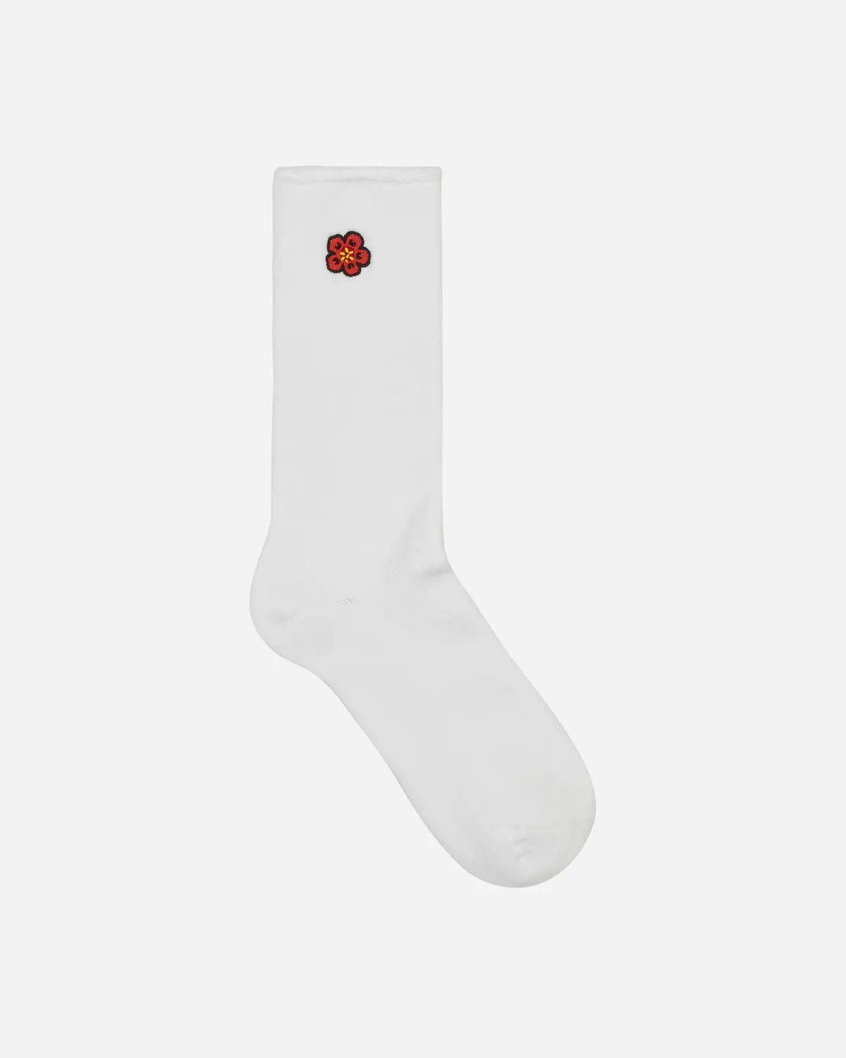 'Boke Flower' Crest Socks White 1