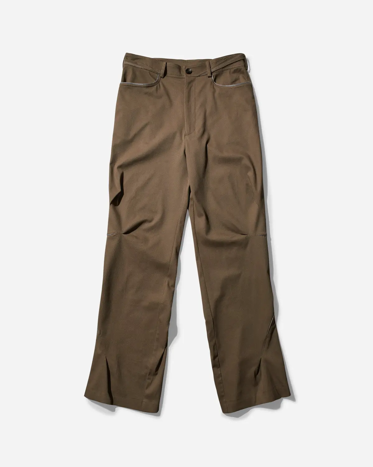 Men's Ohne K-Dart Trousers Brass Green 1