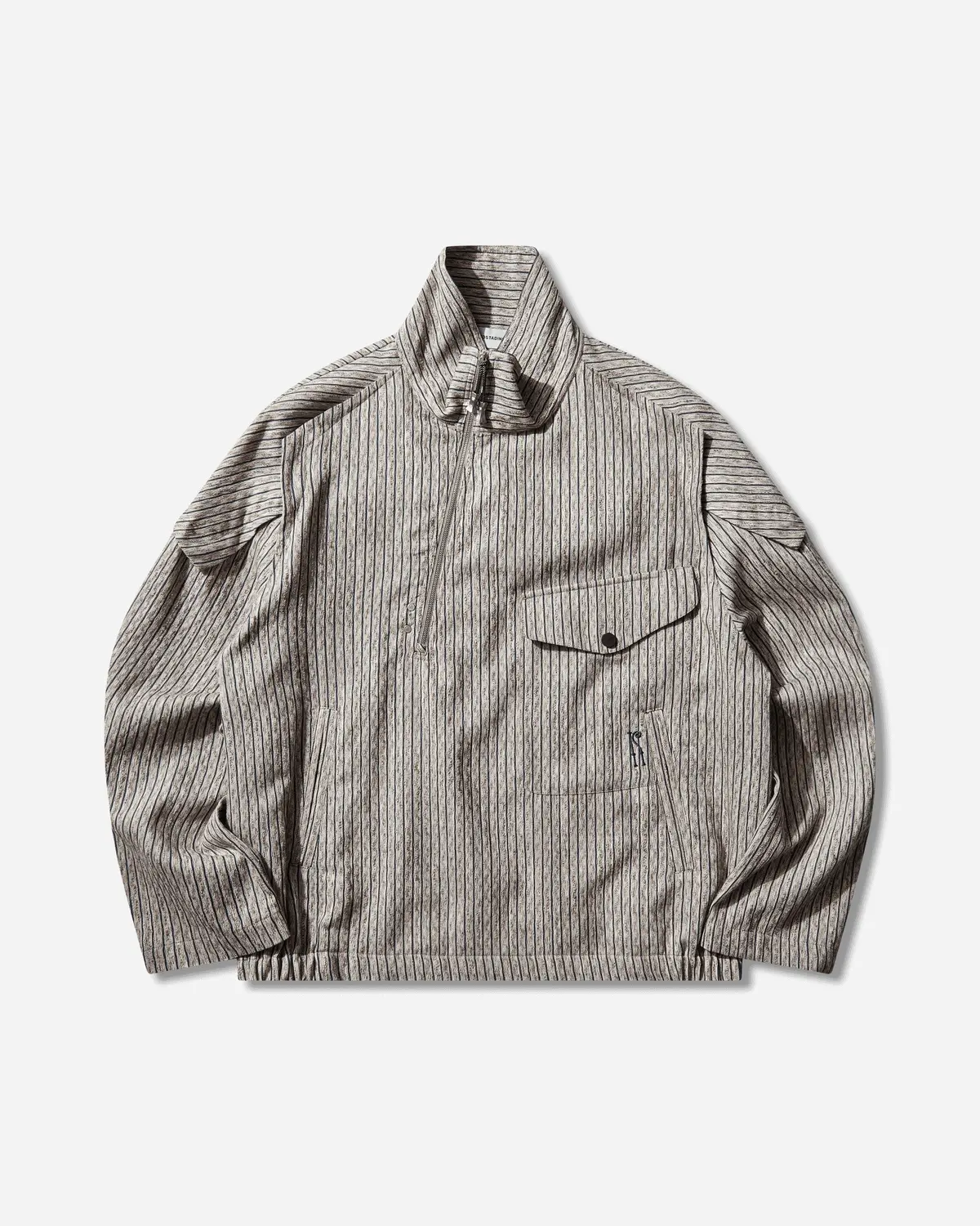 Men's Farkas Pullover Jacket Tan / Blue 1