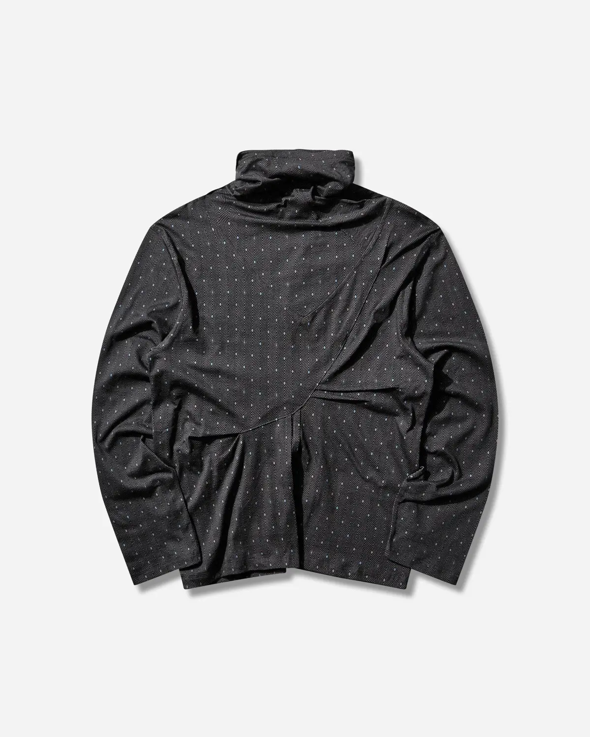 Men's Ohne Long Sleeve Mock Neck Top Black / Sapphire 1