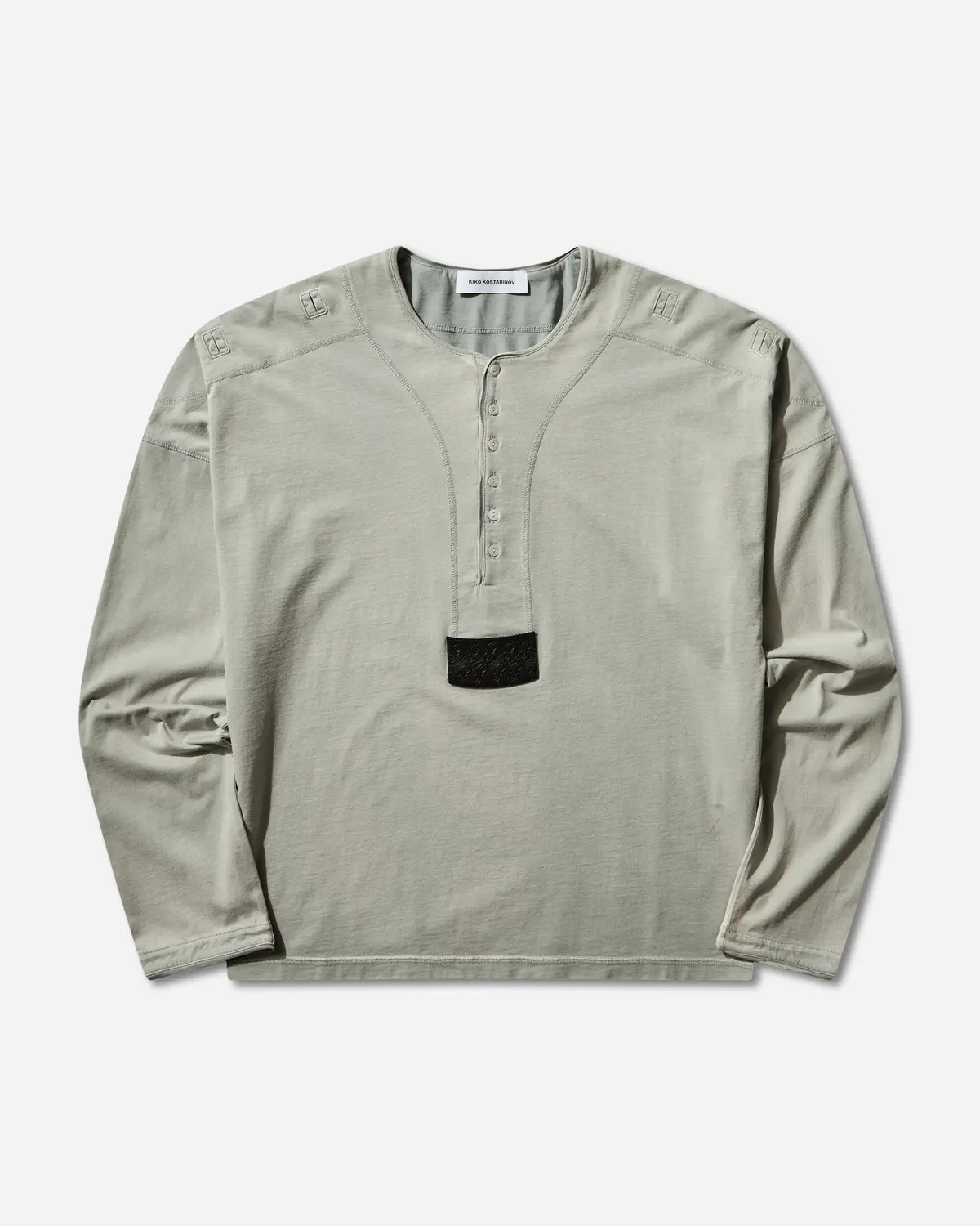 Men's Sargo Long Sleeve Henley Seashore 1