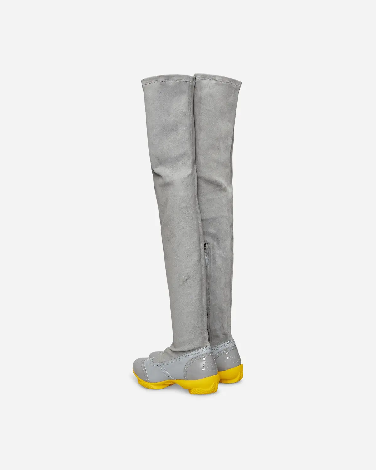 Sonia High Boots Fog Grey / Oyster Grey / Yellow 4