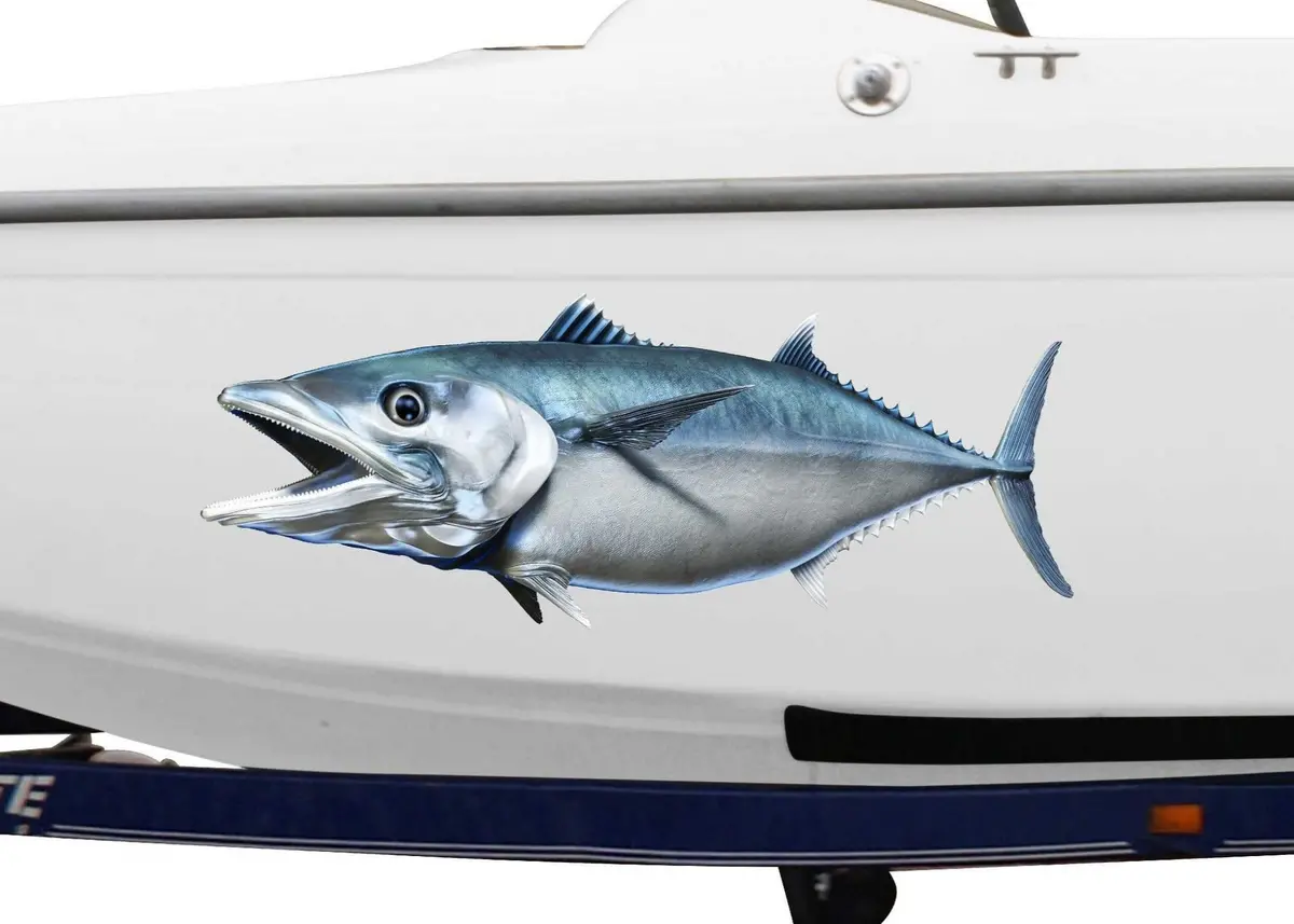King Mackerel Predator Boat Decal – Fish Vinyl Graphics 2