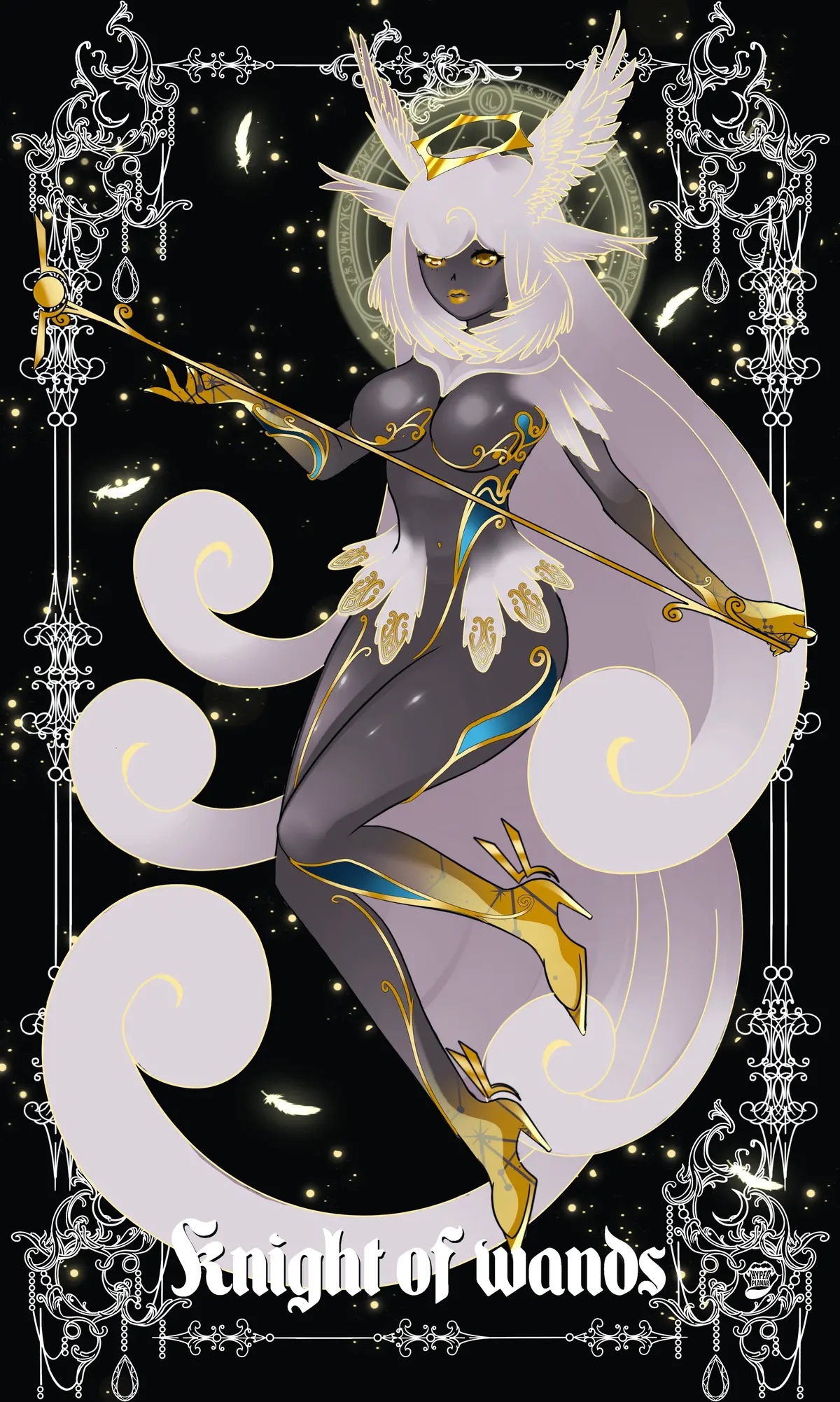 Knight Of Wands Mini Print 1