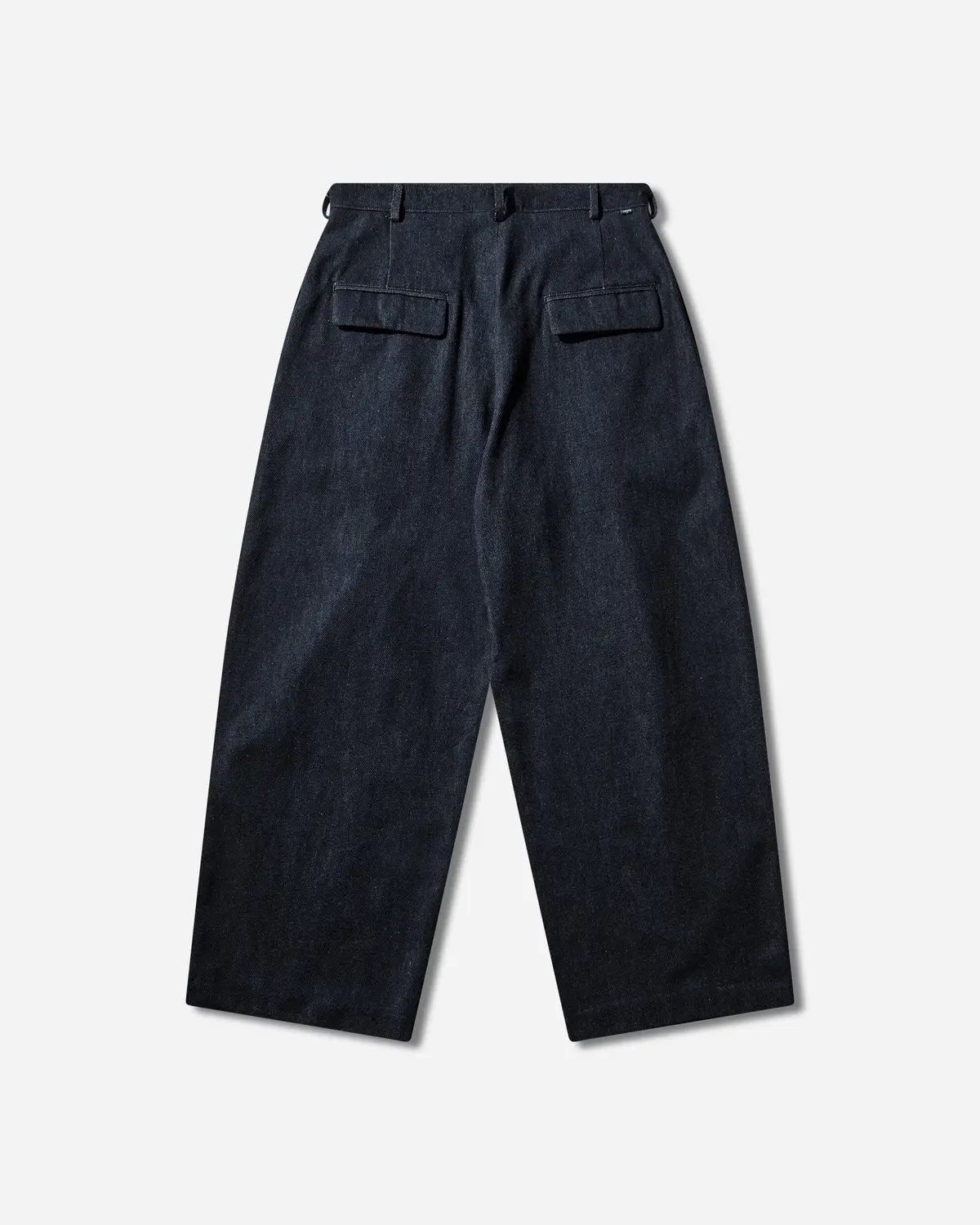 Men's Blue Tab Pleated Trousers Ivy Wash 2