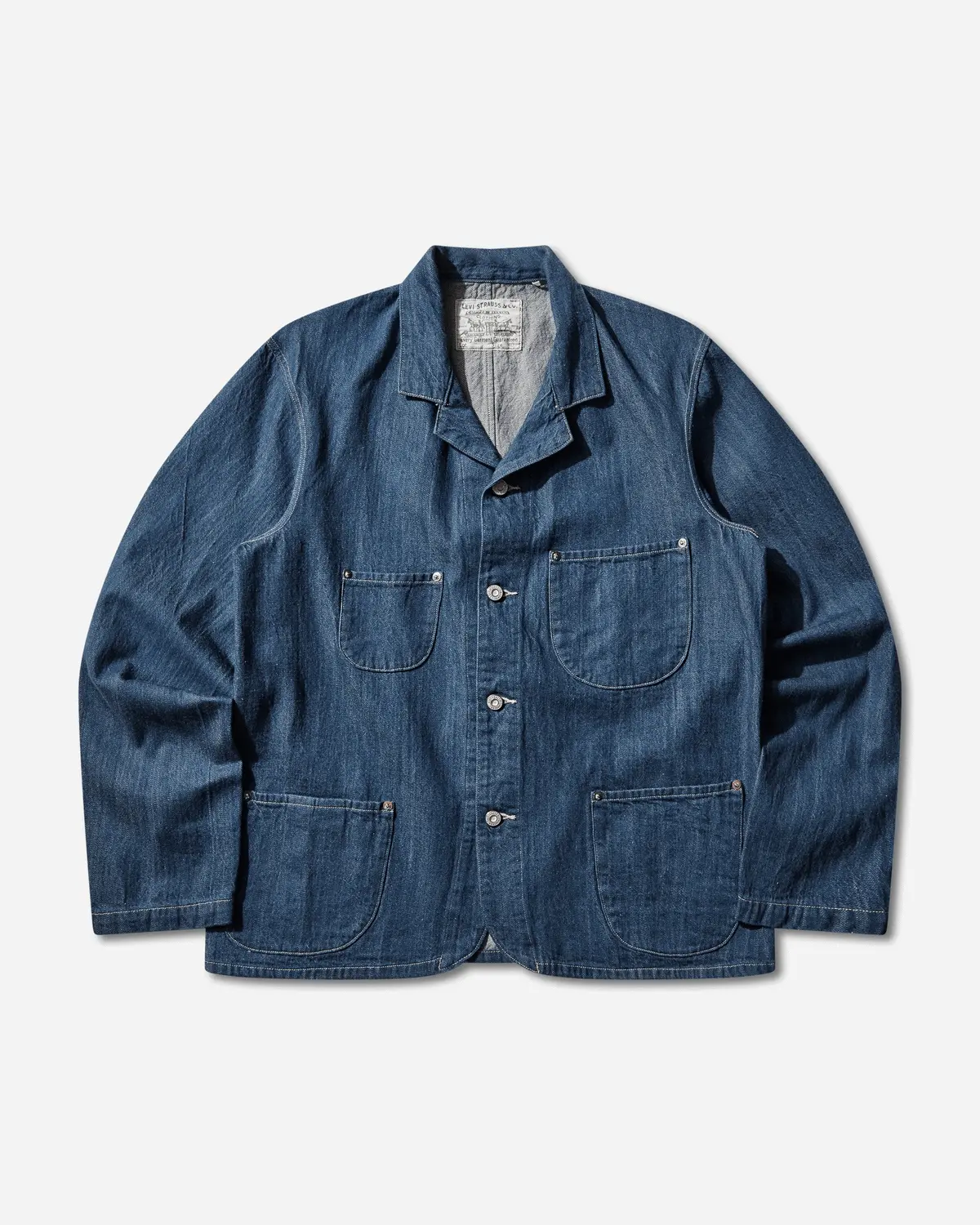 Men's 19Th Century Sack Coat Rinse Indigo 1