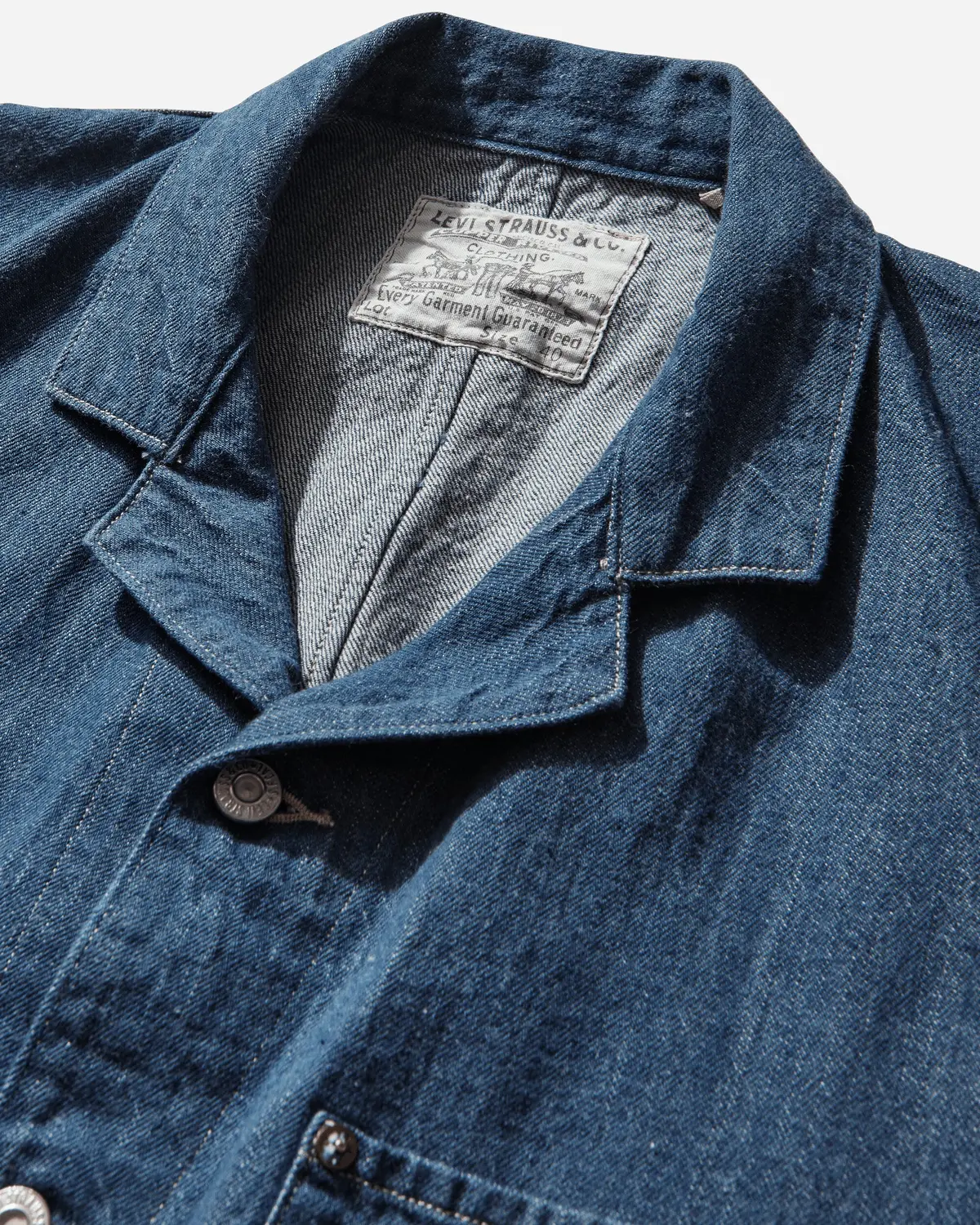 Men's 19Th Century Sack Coat Rinse Indigo 3