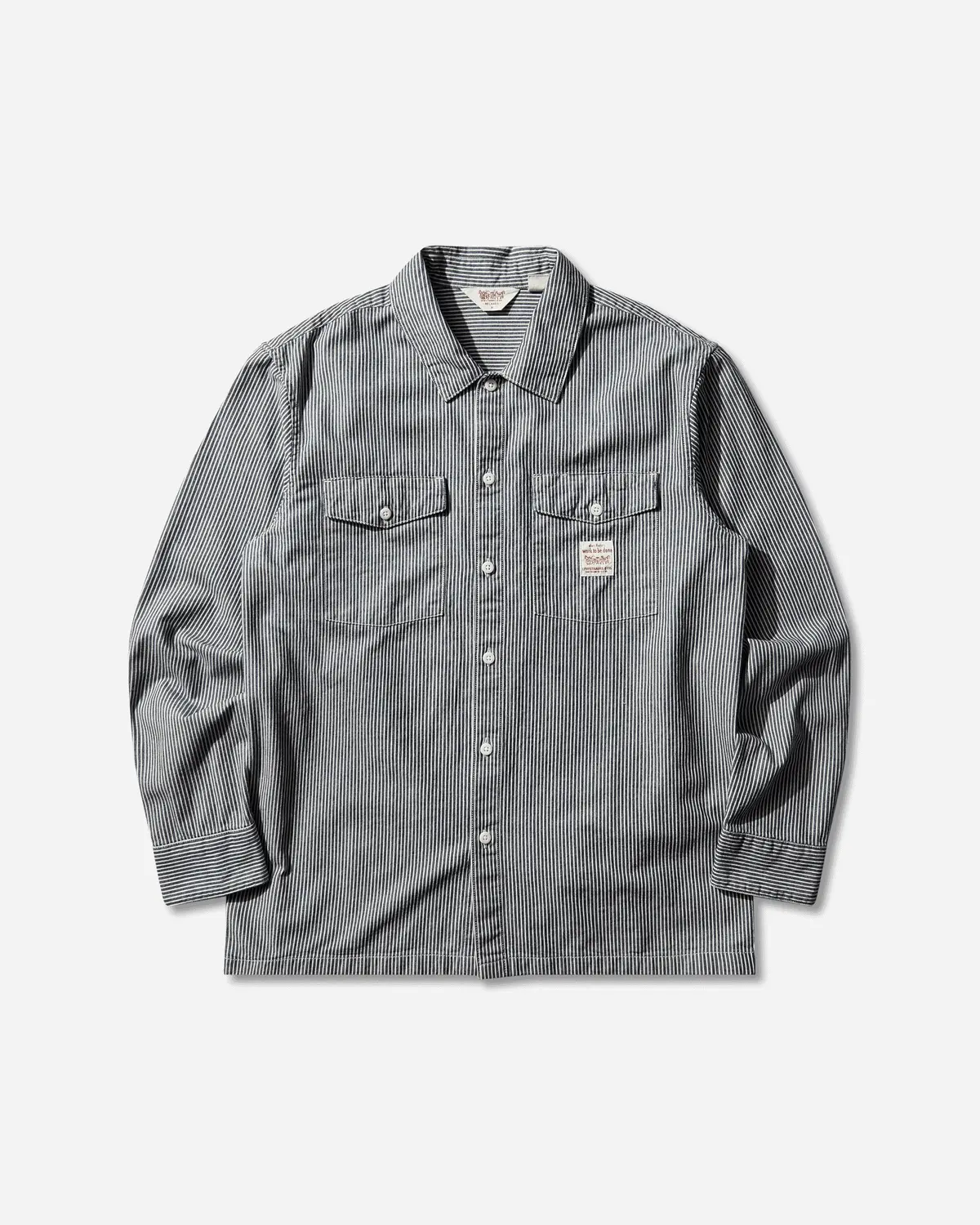 Men's Worker Longsleeve Shirt Blue 1