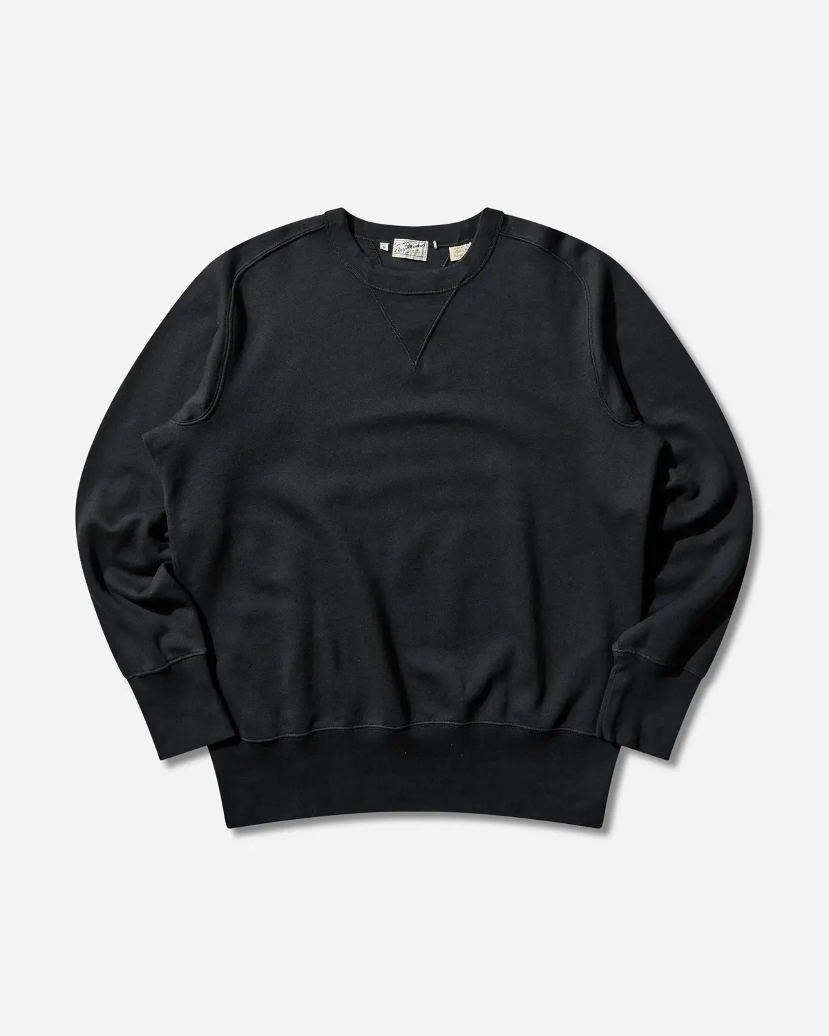 Men's Bay Meadows Crewneck Sweatshirt Jet Black 1