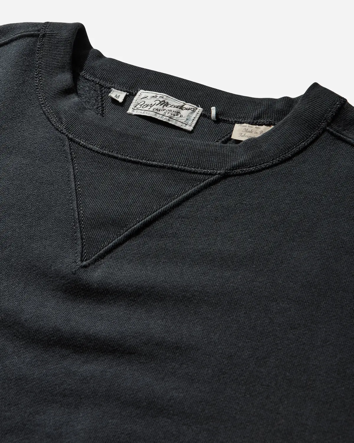 Men's Bay Meadows Crewneck Sweatshirt Jet Black 3