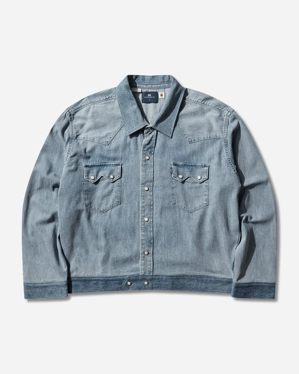 Men's Blue Tab Customized Sawtooth Jacket Blue 1