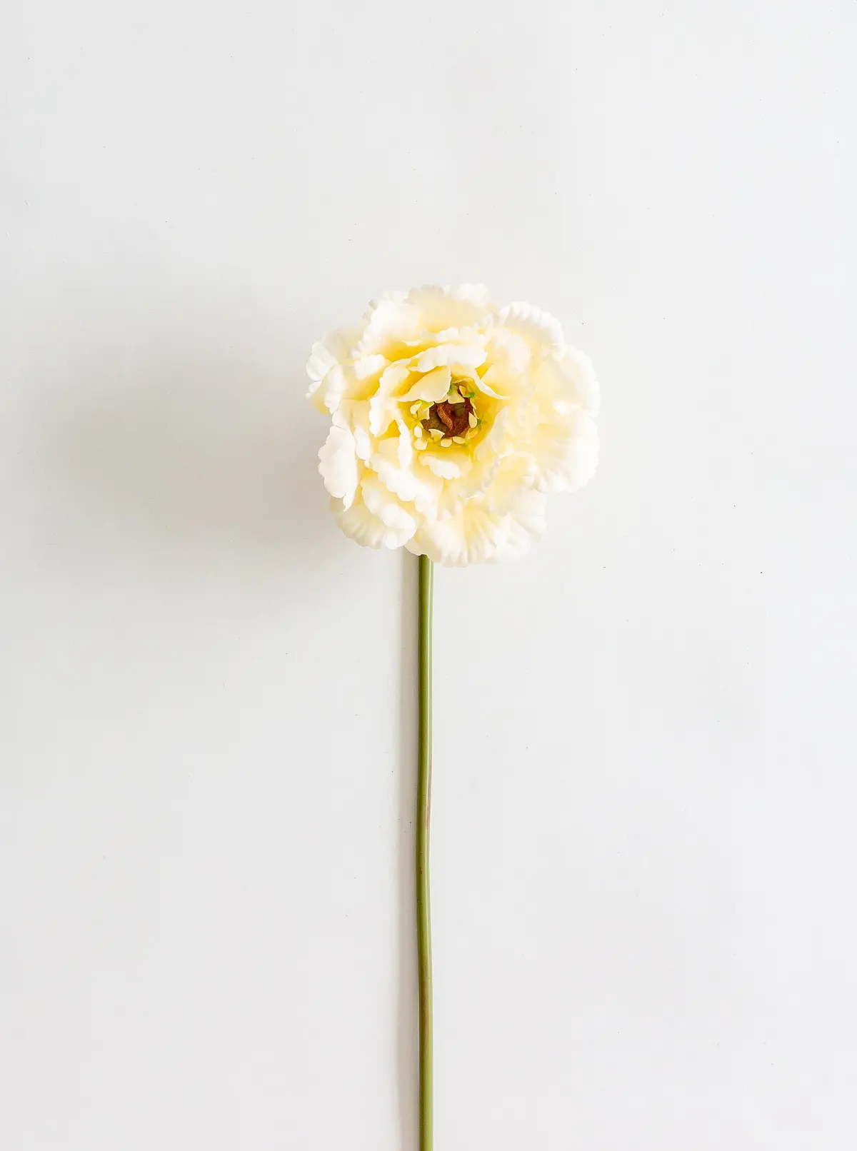 Faux Garden Lace Peony Stem 1