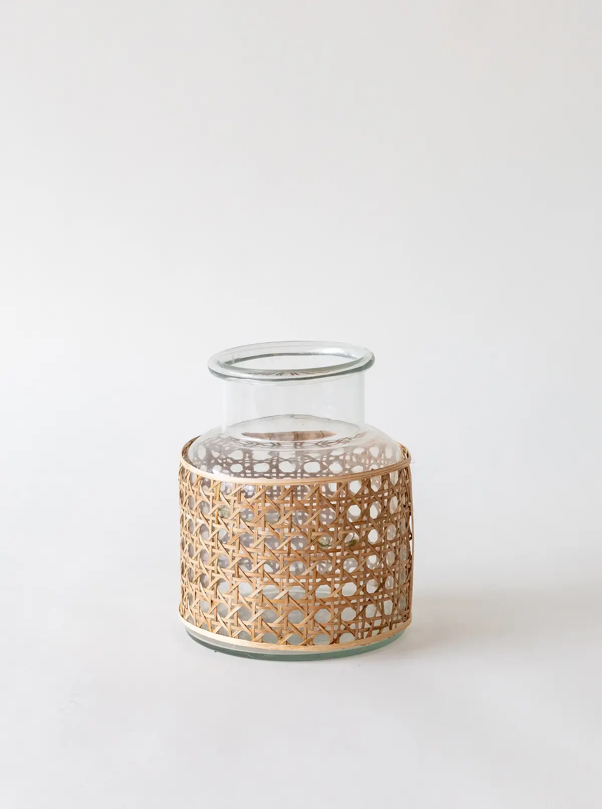 Cane Wrapped Vase 1