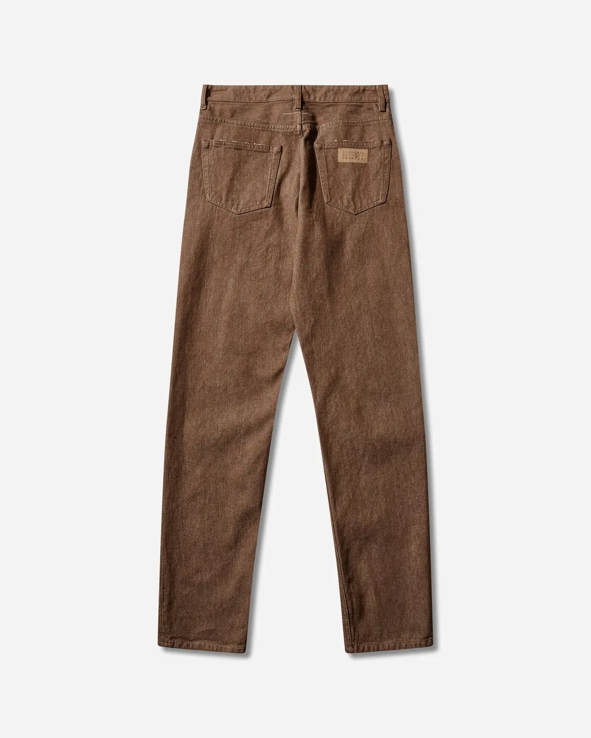 Men's Cotton Canvas Jeans Brown 2