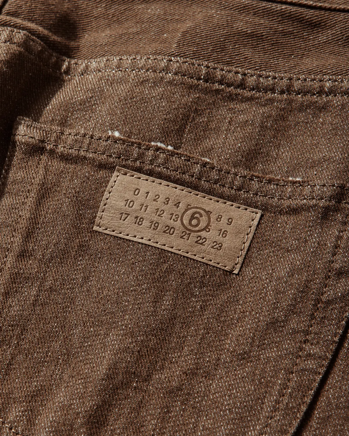 Men's Cotton Canvas Jeans Brown 3