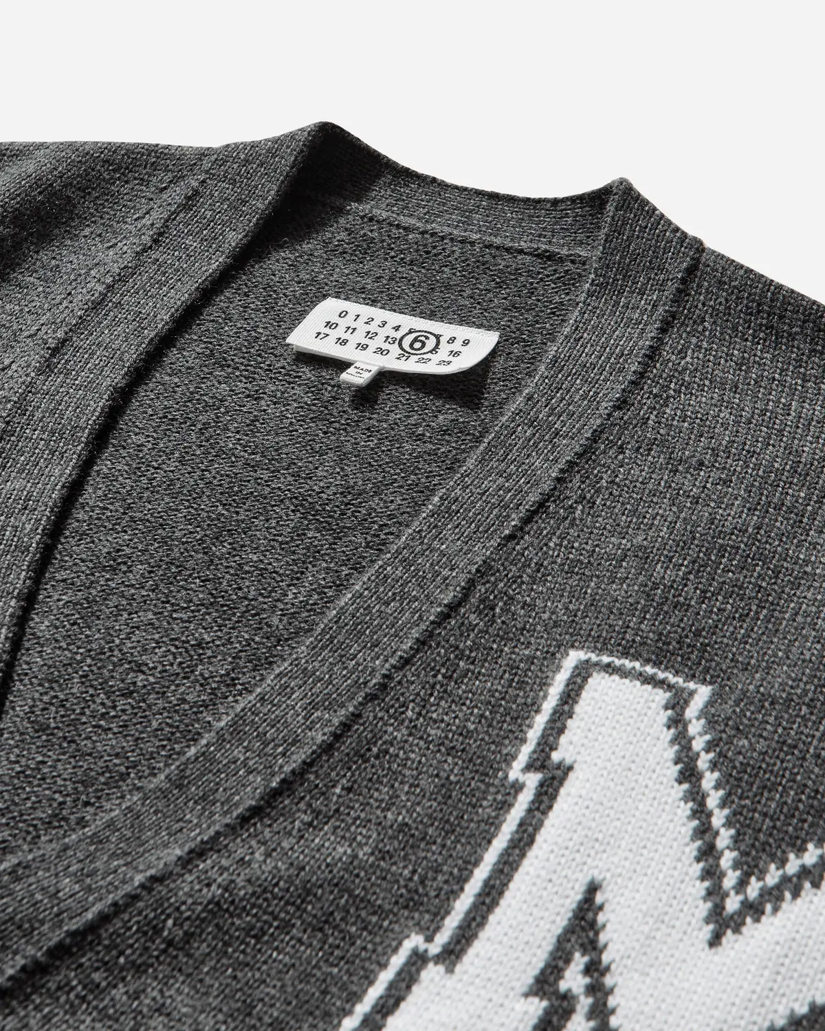 Men's Two-In-One Knit Cardigan Dark Grey Melange 3