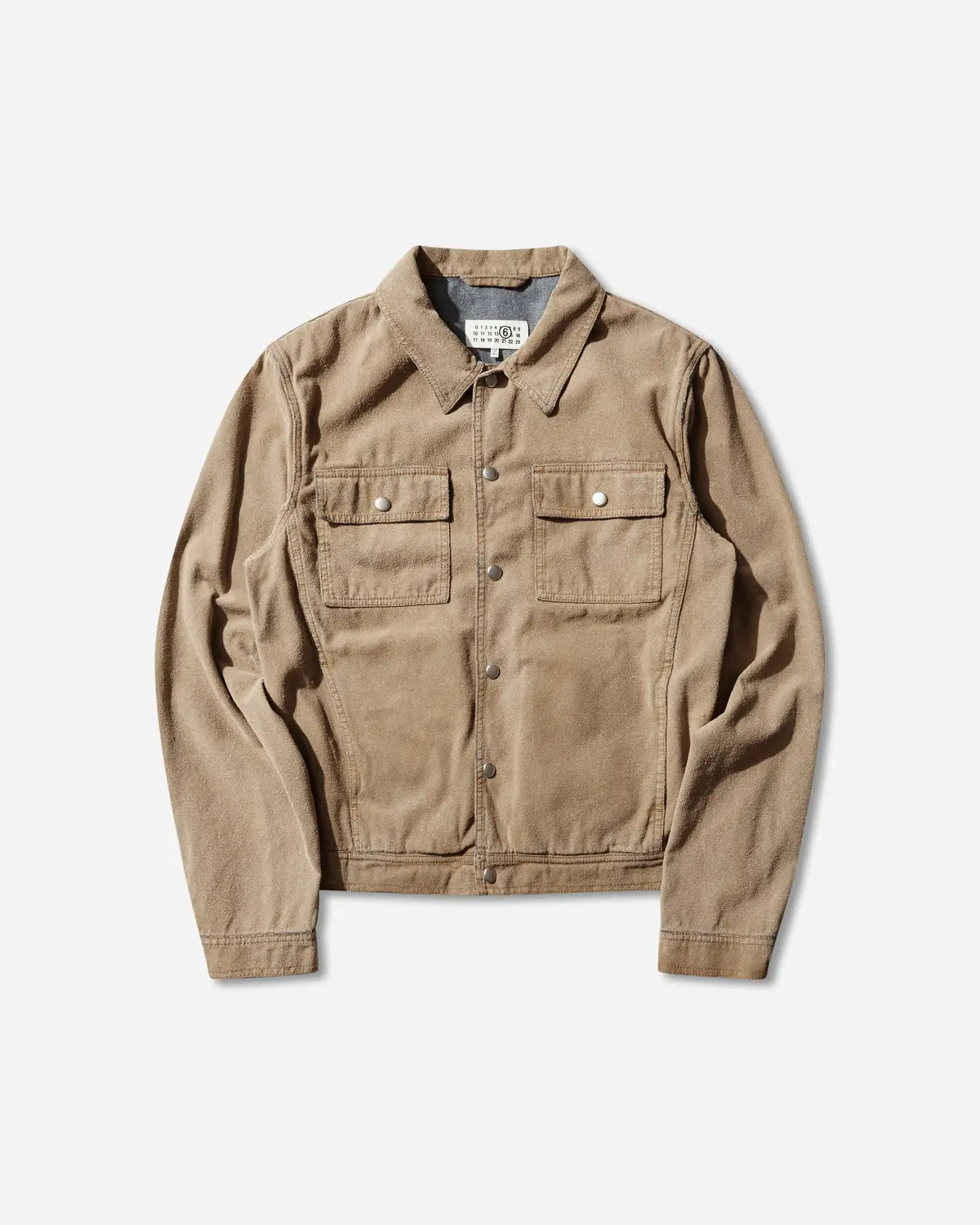 Men's Denim Trucker Jacket Sand 1