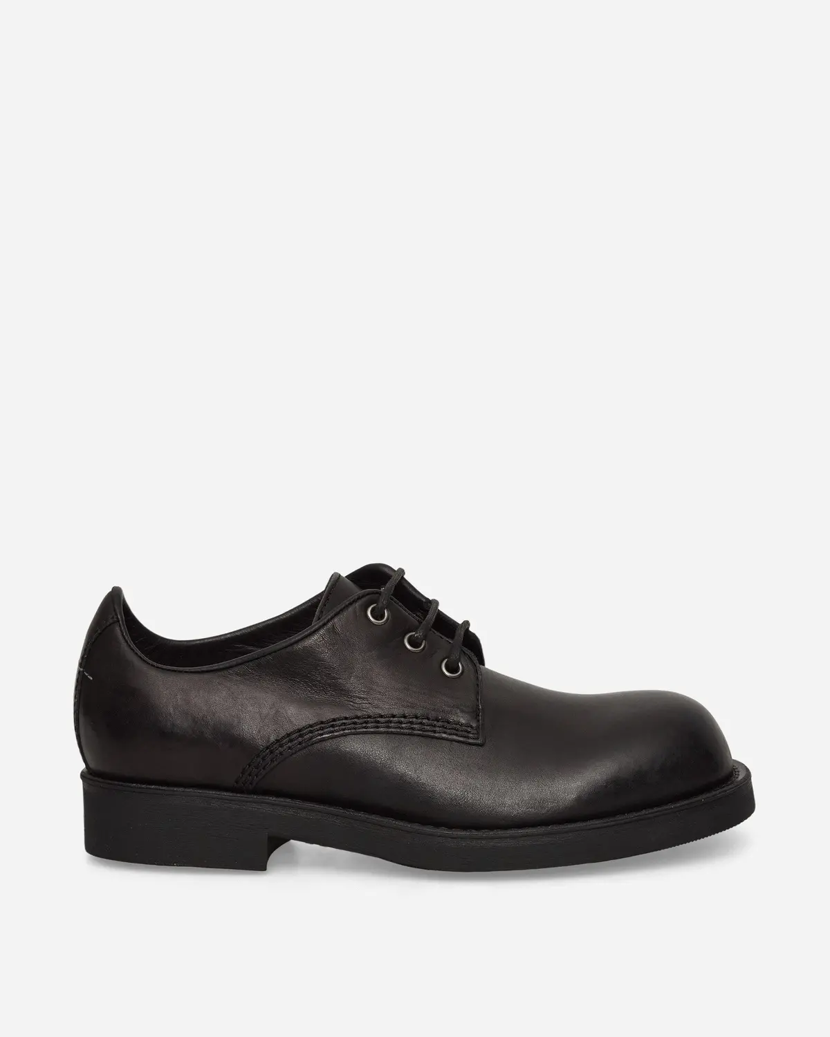 Leather Derby Shoes Black 1