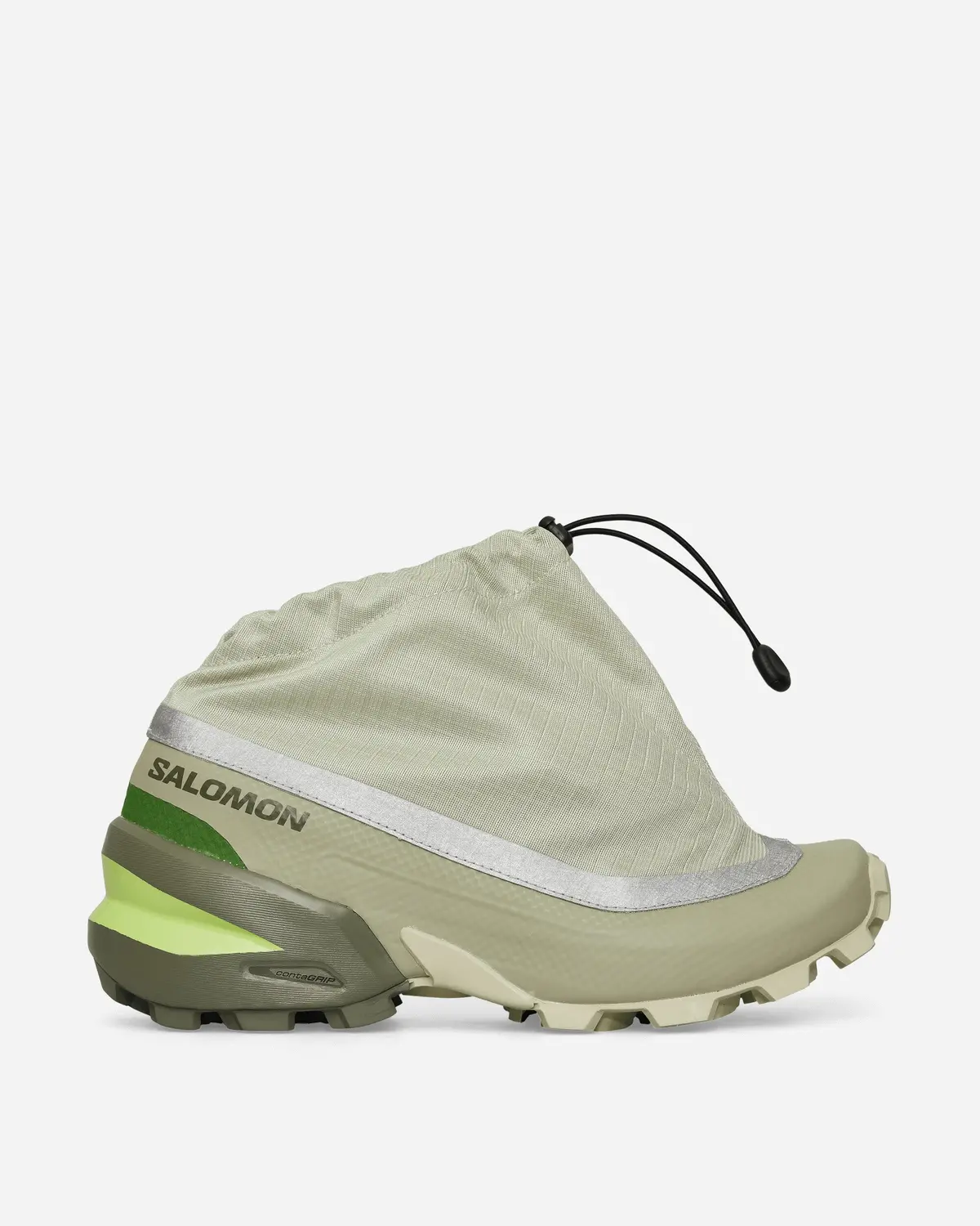 Women's Salomon Cross Low Sneakers Alfalfa / Tea / Sharp Green 2