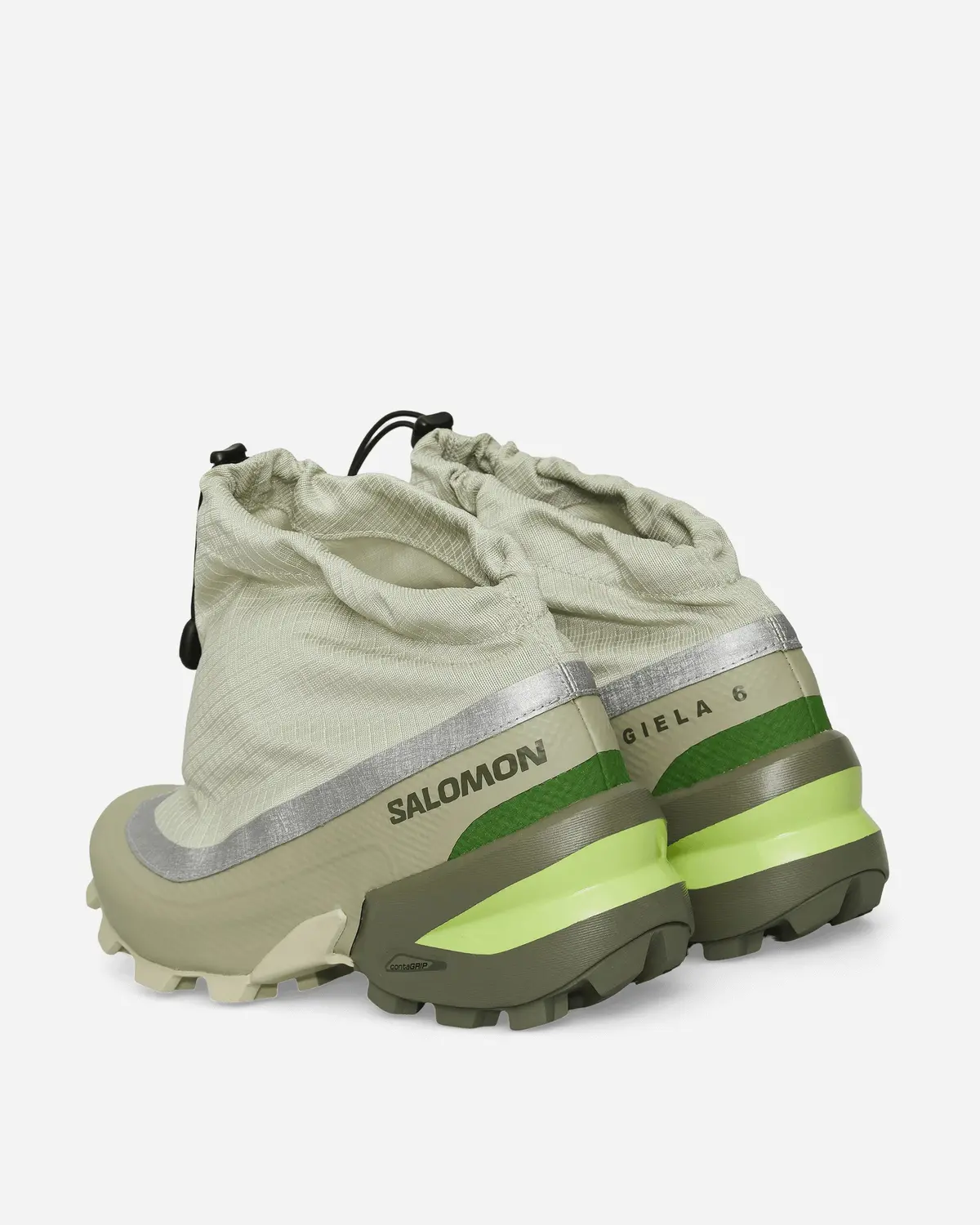 Women's Salomon Cross Low Sneakers Alfalfa / Tea / Sharp Green 5