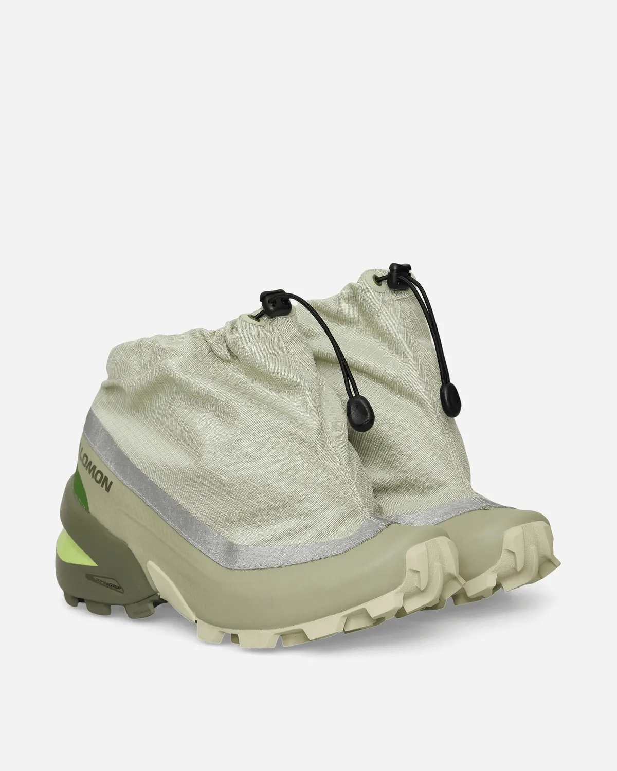 Women's Salomon Cross Low Sneakers Alfalfa / Tea / Sharp Green 3