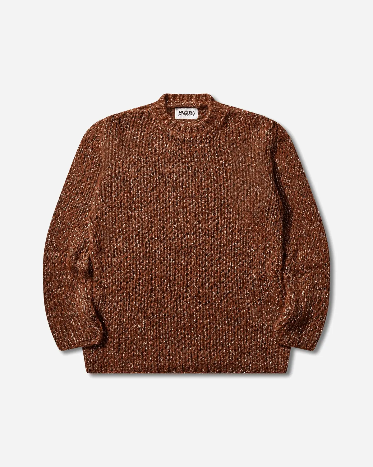 Men's Web Knit Tee Shiny Rust 1