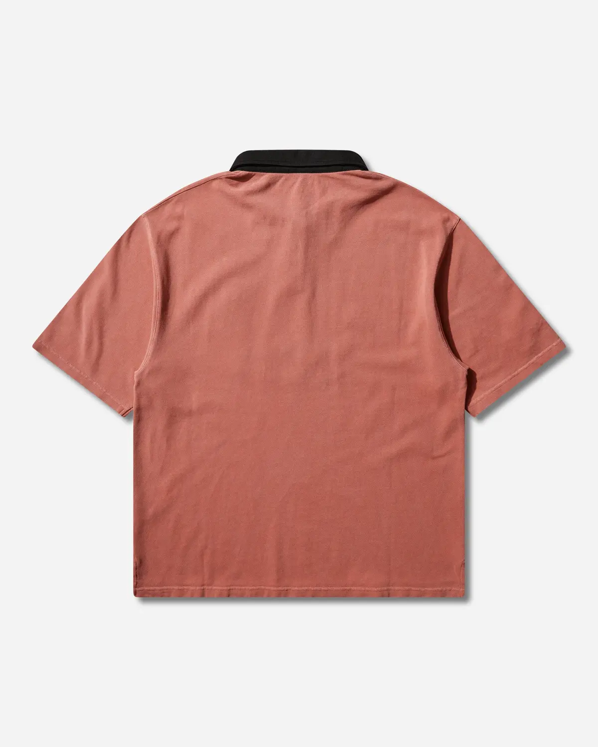 Oversized Shortsleeve Polo Pink Washed 2