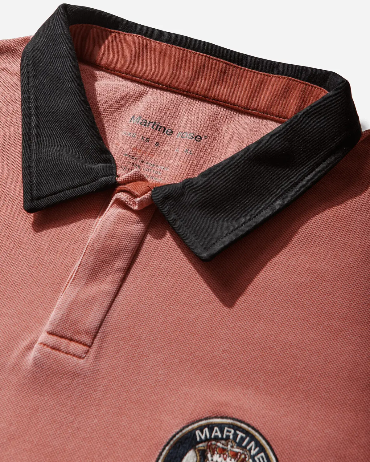 Oversized Shortsleeve Polo Pink Washed 3
