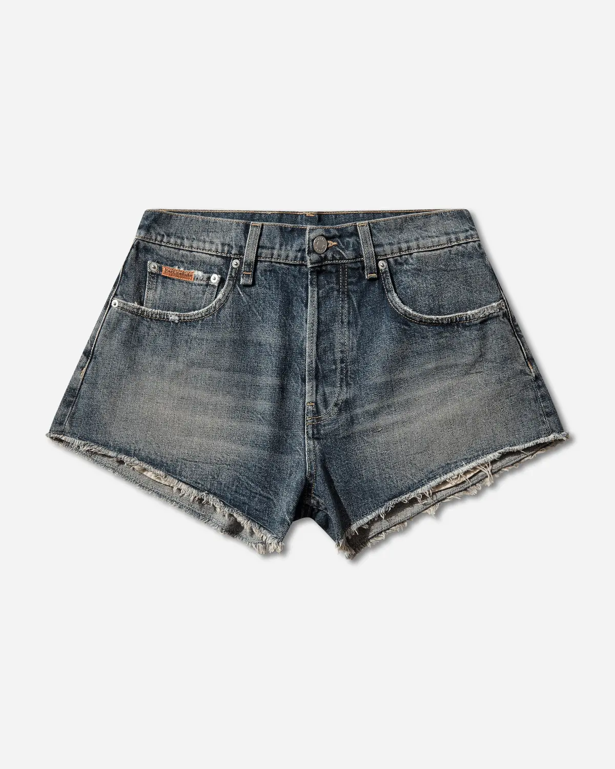 Short Shorts Blue Trucker Wash 1