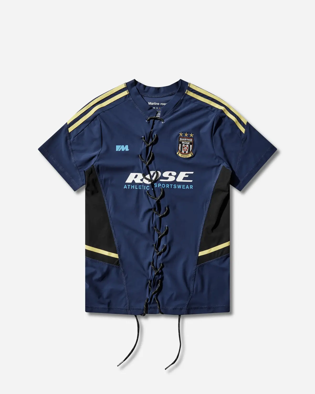 Lace Up Football Top Blue / Navy 1
