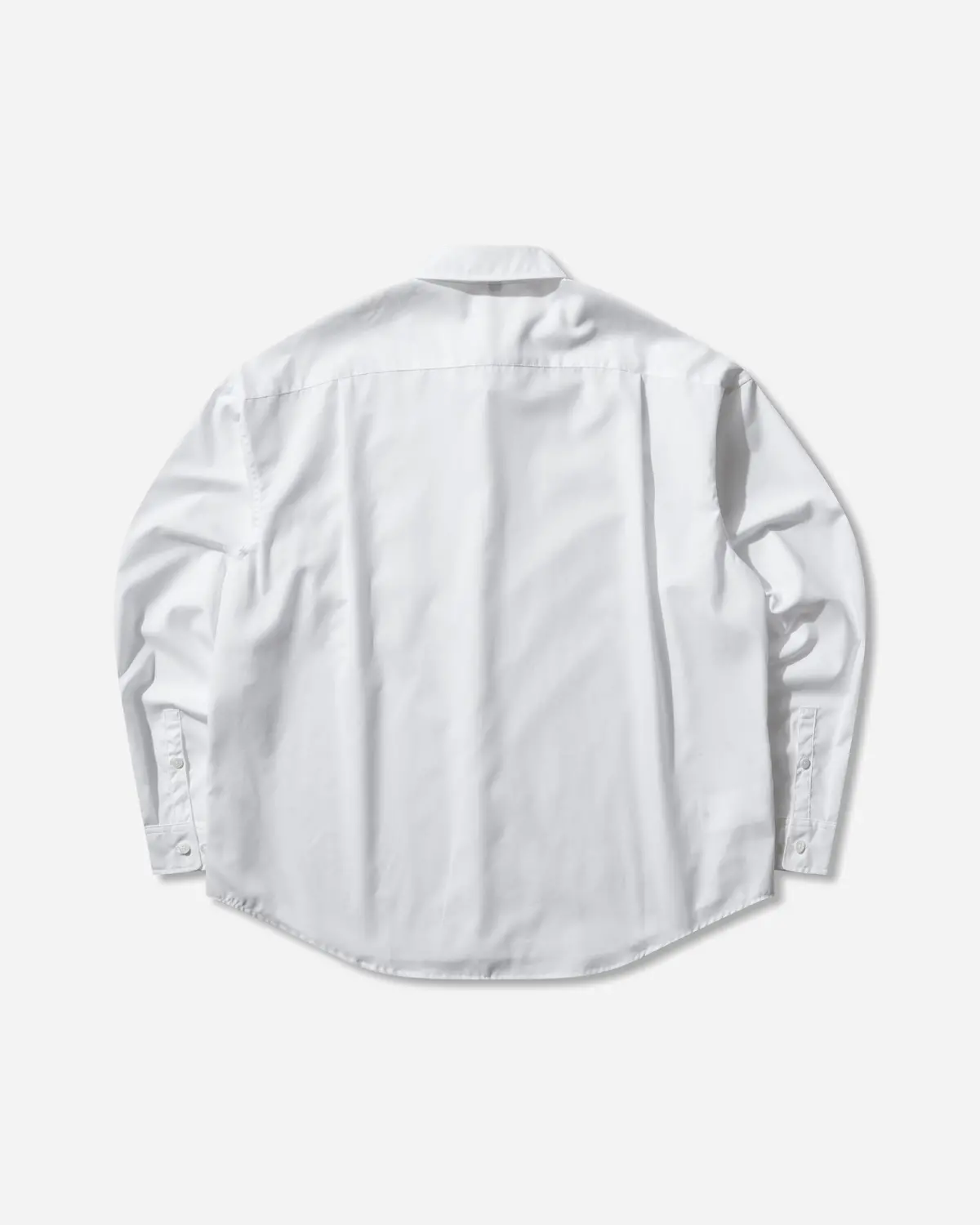 Men's Poplin Longsleeve Shirt White 2